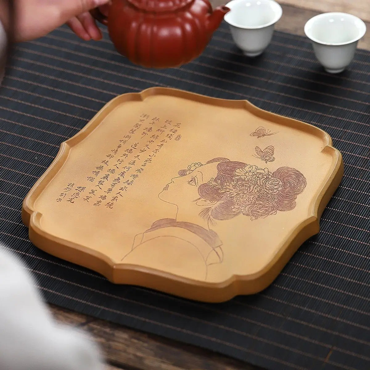 Die Lian Hua - Dry Bubble Tray 江苏宜兴