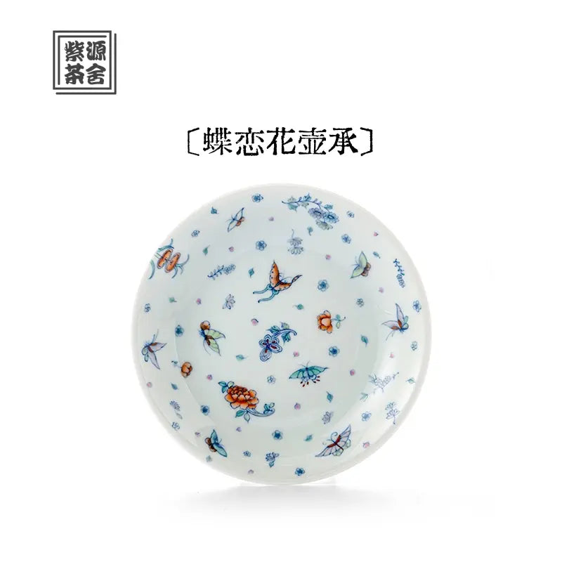 Die Lian Hua- Jing De Zhen Porcelain Gaiwan zycschina