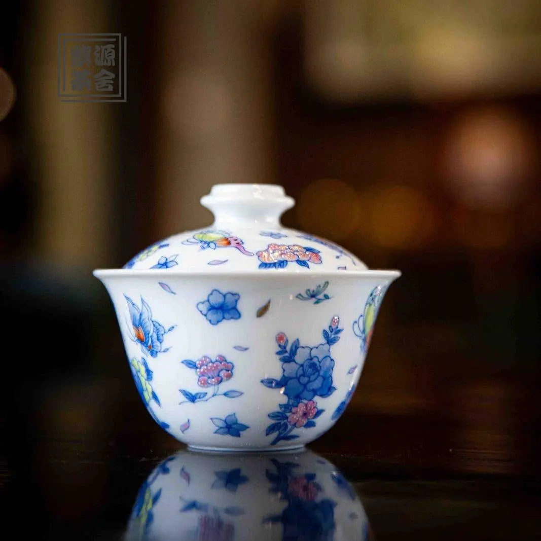 Die Lian Hua - Jing De Zhen Porcelain Gaiwan zycschina