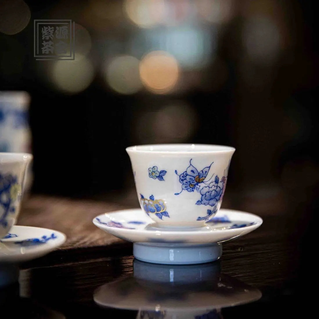 Die Lian Hua - Jing De Zhen Porcelain Gaiwan zycschina