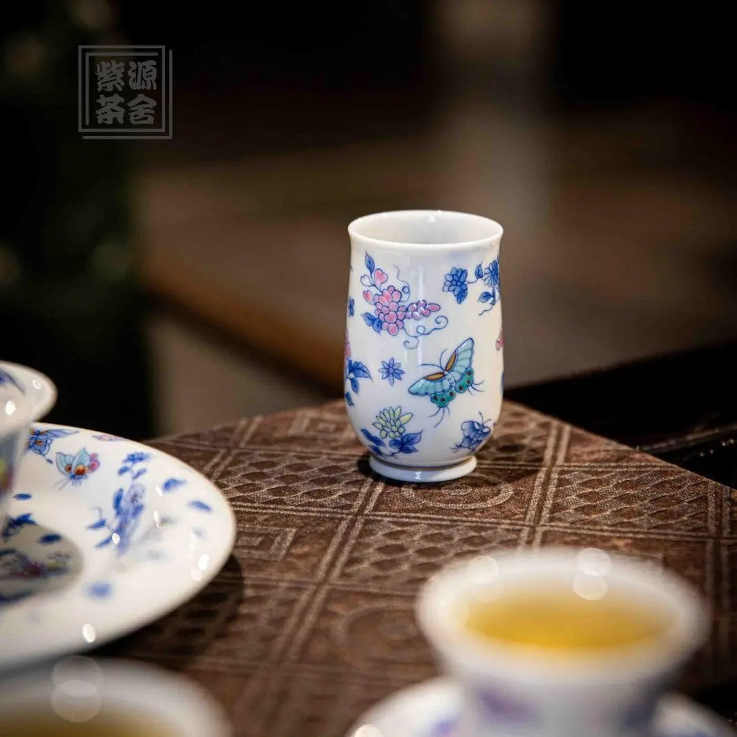 Die Lian Hua - Jing De Zhen Porcelain Gaiwan zycschina