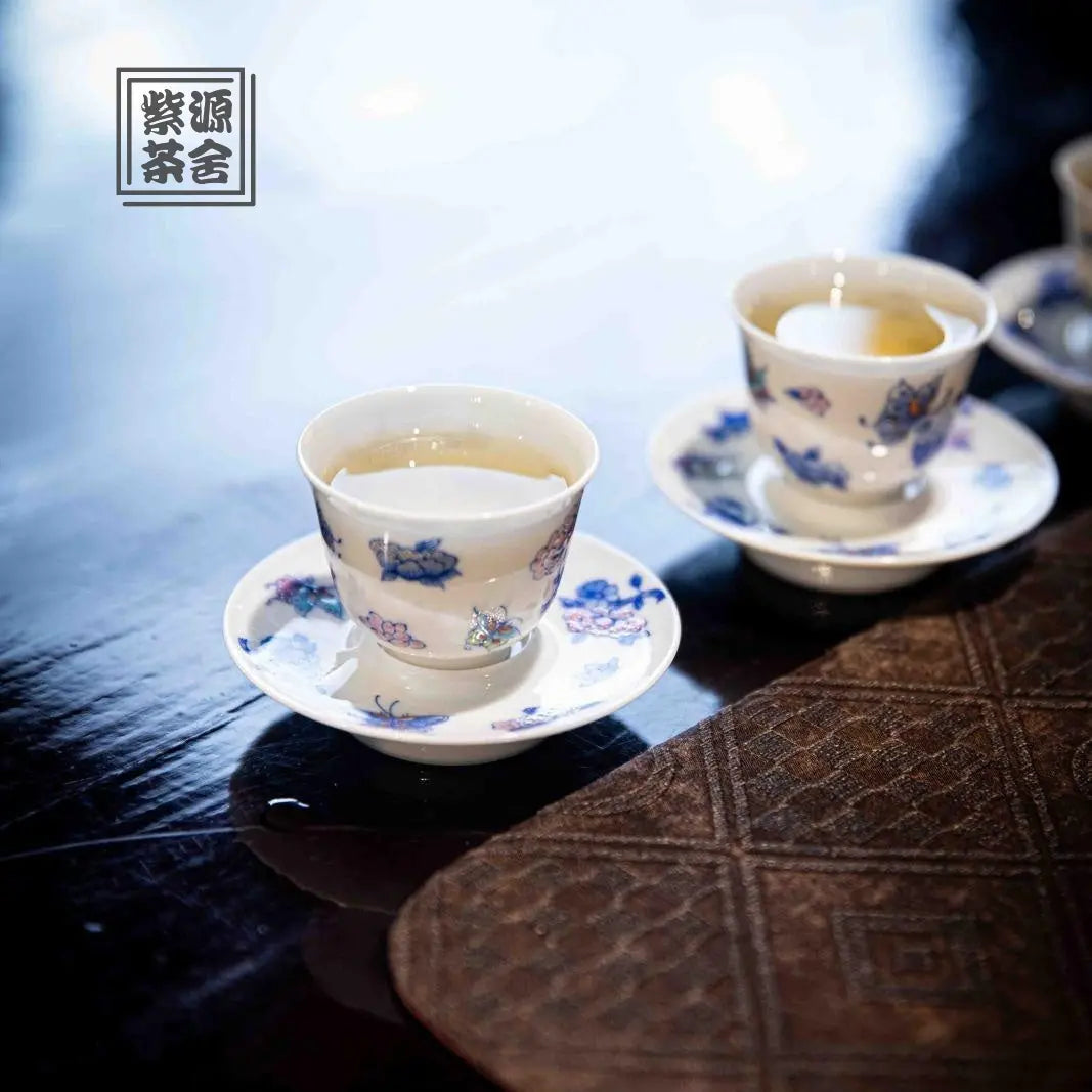 Die Lian Hua - Jing De Zhen Porcelain Gaiwan zycschina