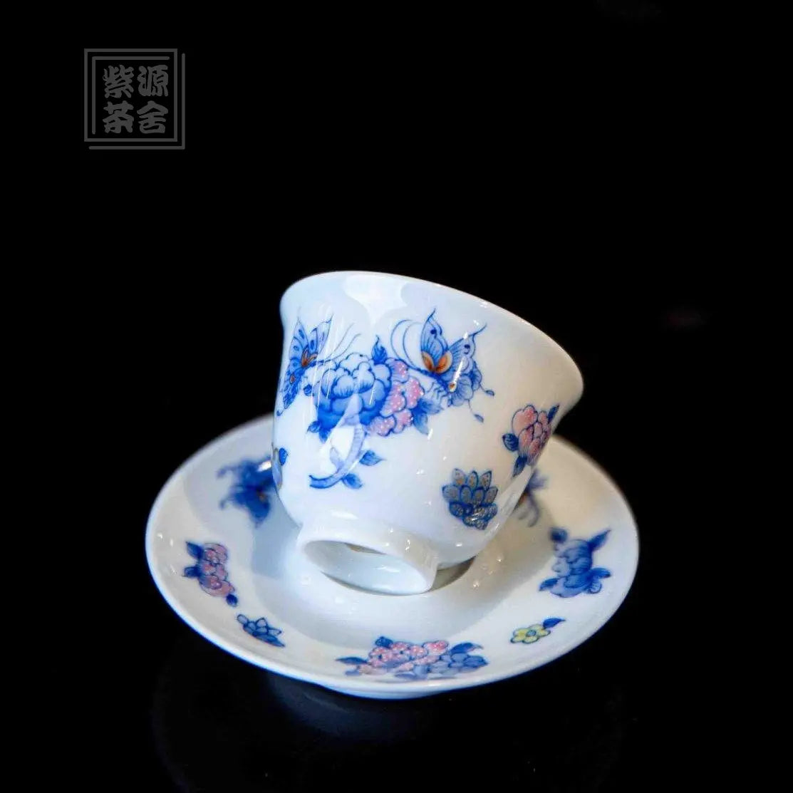 Die Lian Hua - Jing De Zhen Porcelain Gaiwan zycschina