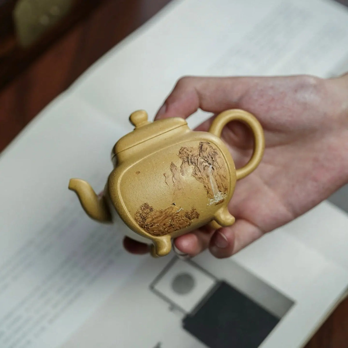Ding Sheng Si Fang 180cc - Yixing Handmade Teapot 江苏宜兴