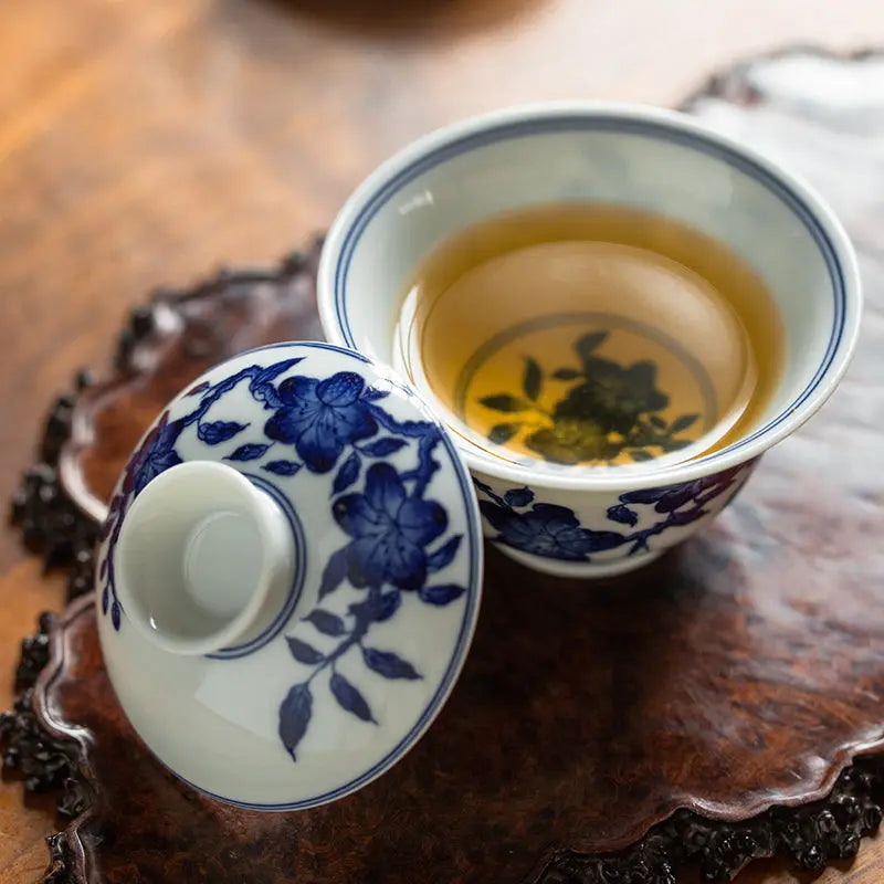 Du Juan Hua - Jing De Zhen Porcelain Gaiwan zycschina