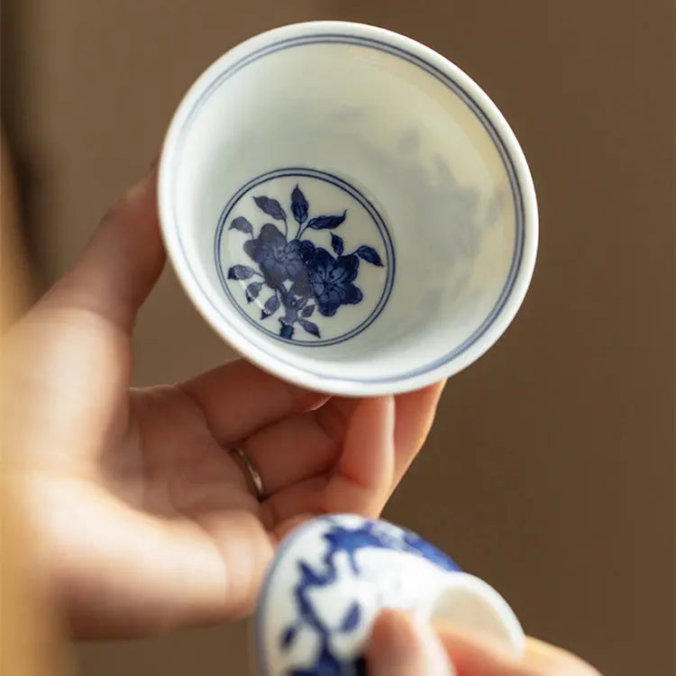 Du Juan Hua - Jing De Zhen Porcelain Gaiwan zycschina