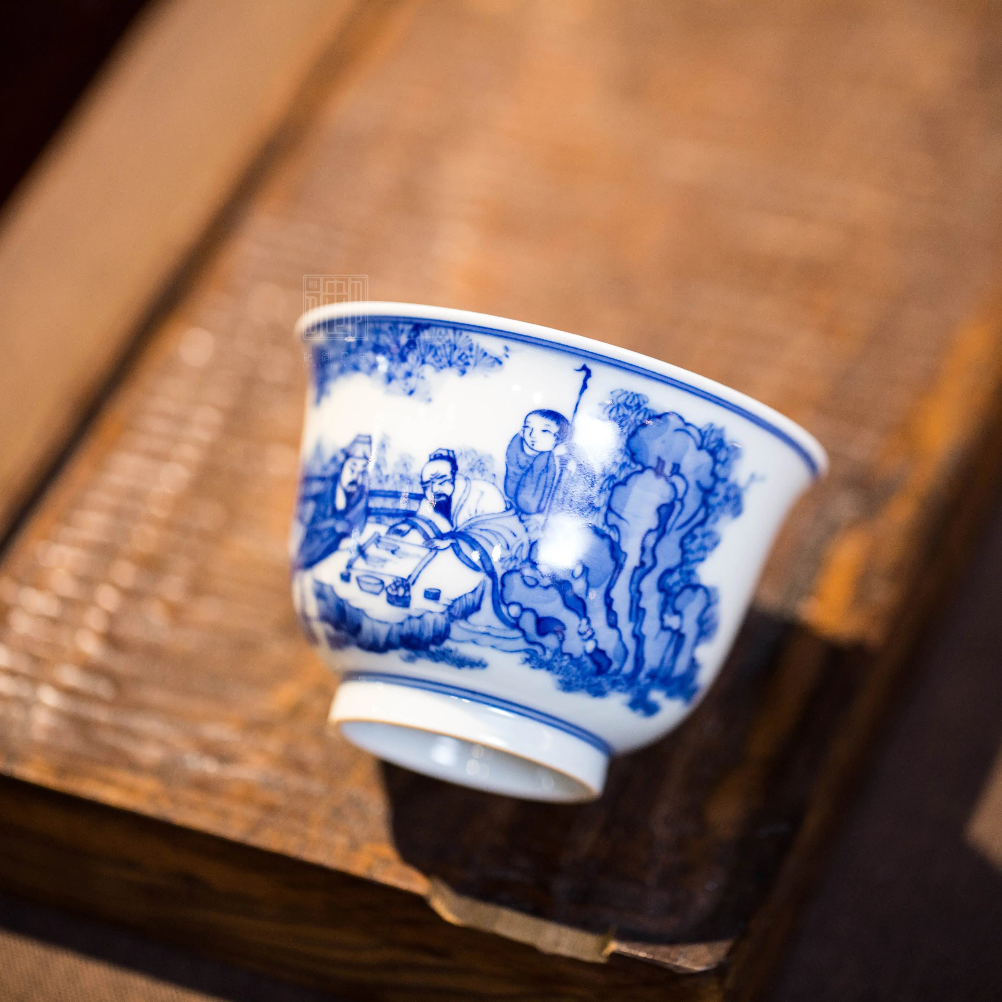Dui Yi Tu - Jing De Zhen Porcelain Teacup zycschina