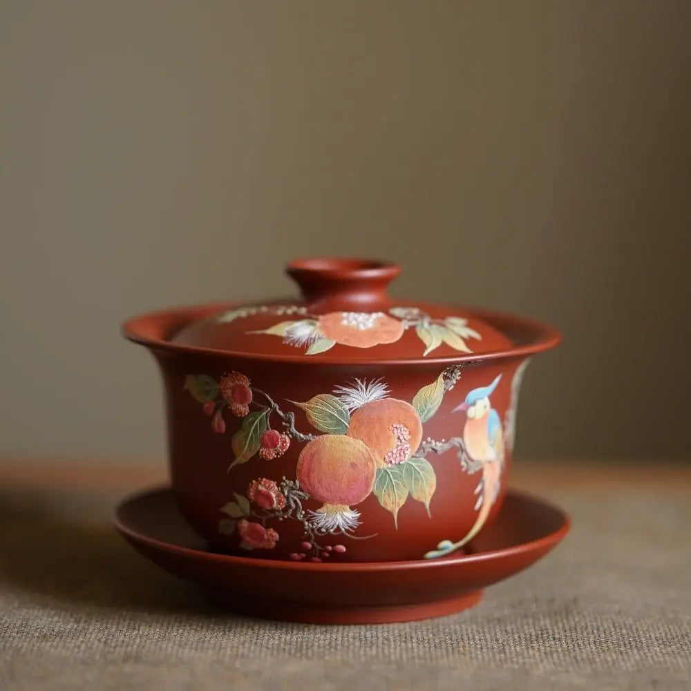 Duo Zi Duo Fu 180cc - Yixing Handmade Gaiwan 江苏宜兴