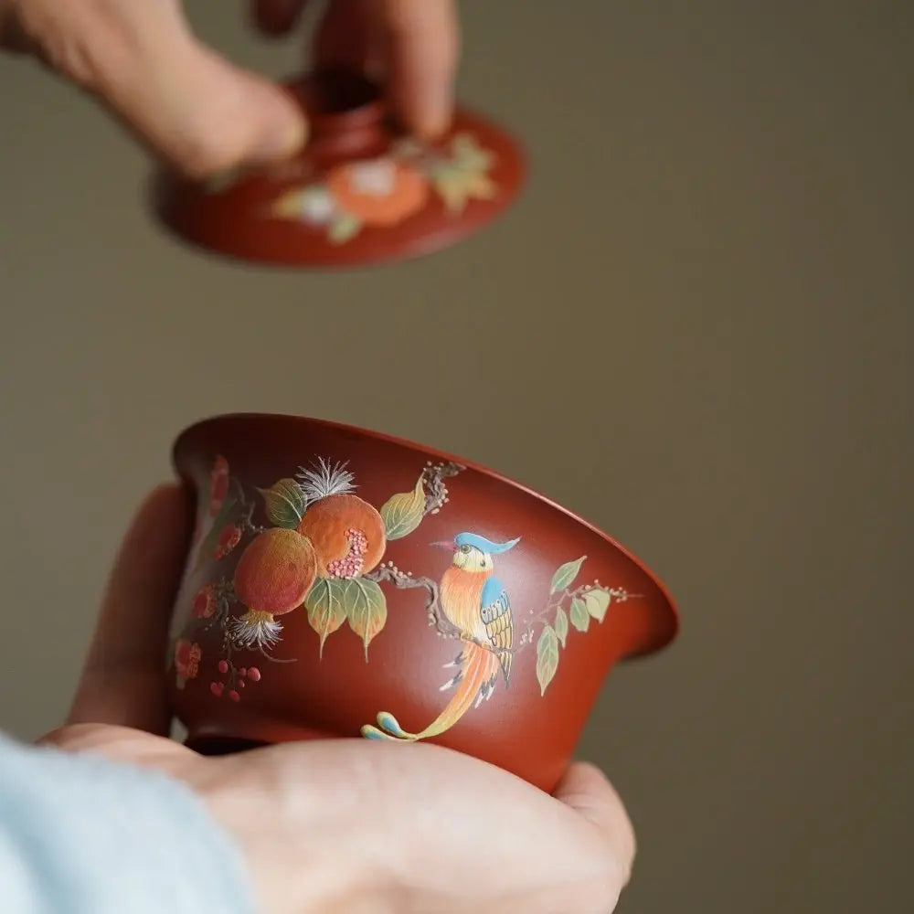 Duo Zi Duo Fu 180cc - Yixing Handmade Gaiwan 江苏宜兴