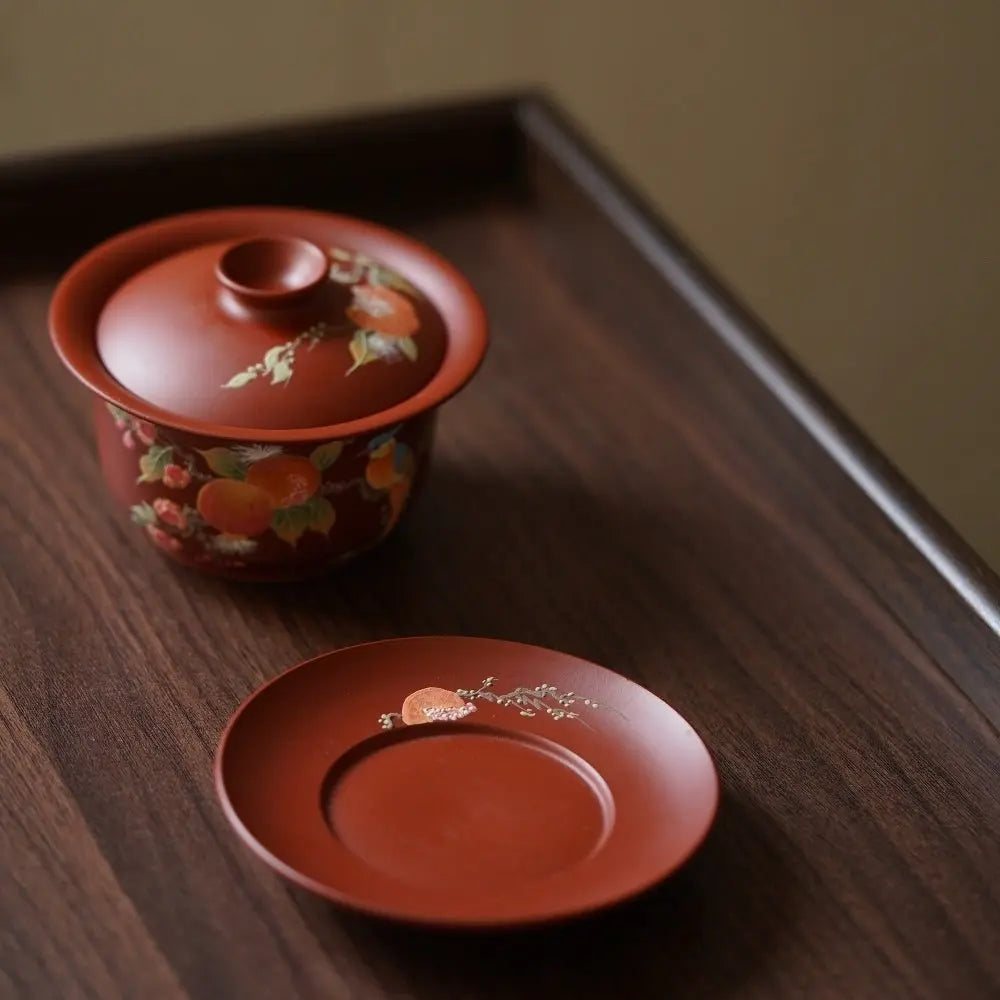 Duo Zi Duo Fu 180cc - Yixing Handmade Gaiwan 江苏宜兴