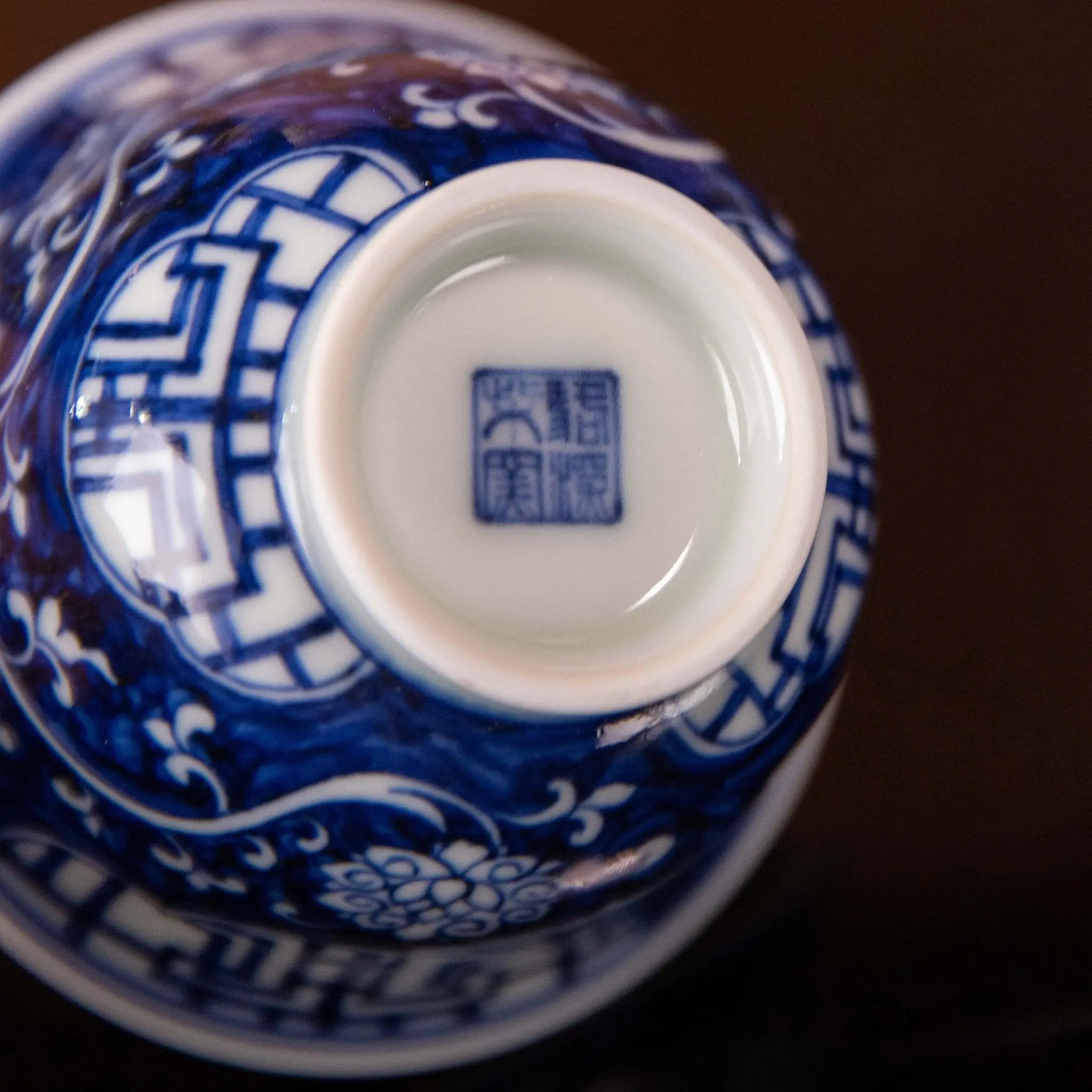 Fan Hua Si Jin 90cc - Jing De Zhen Porcelain Gaiwan zycschina