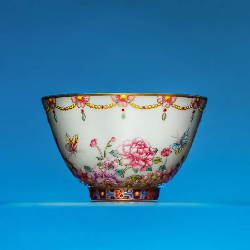 Fan Hua Ying Die 130cc - Jing De Zhen Porcelain Teapot zycschina