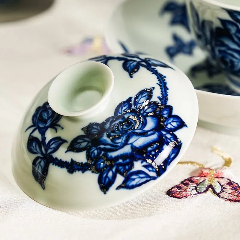 Fang Ming Yue Ji 150cc - Jing De Zhen Porcelain Gaiwan zycschina