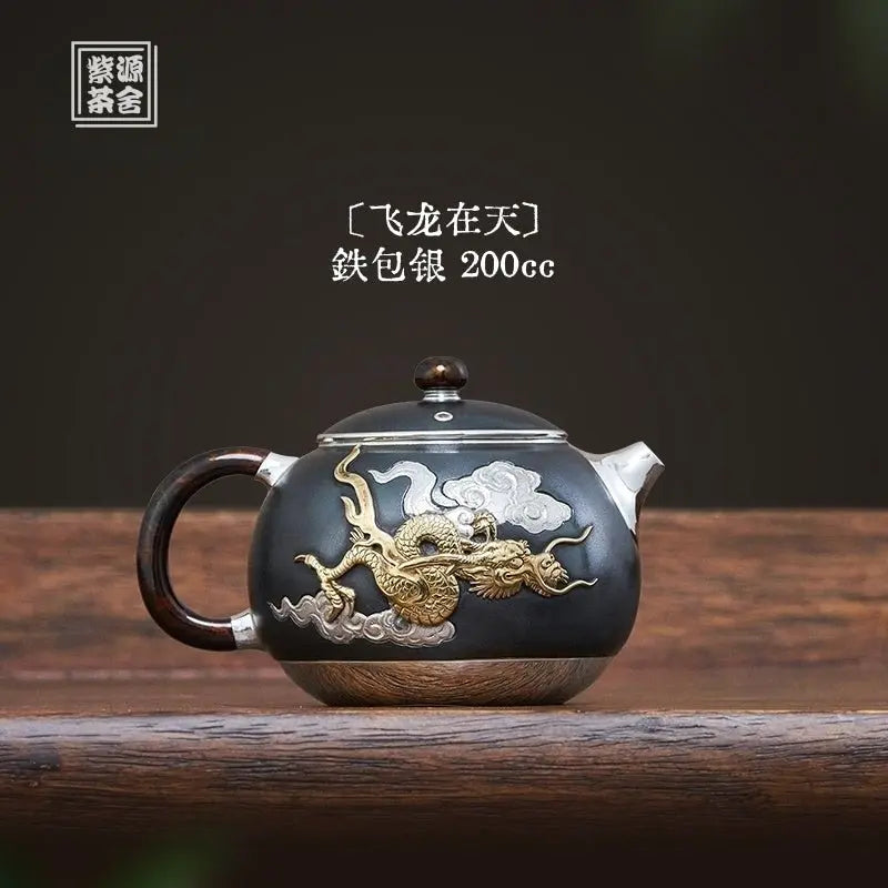 Fei Long Zai Tian 200cc - Handmade silver pot zycschina