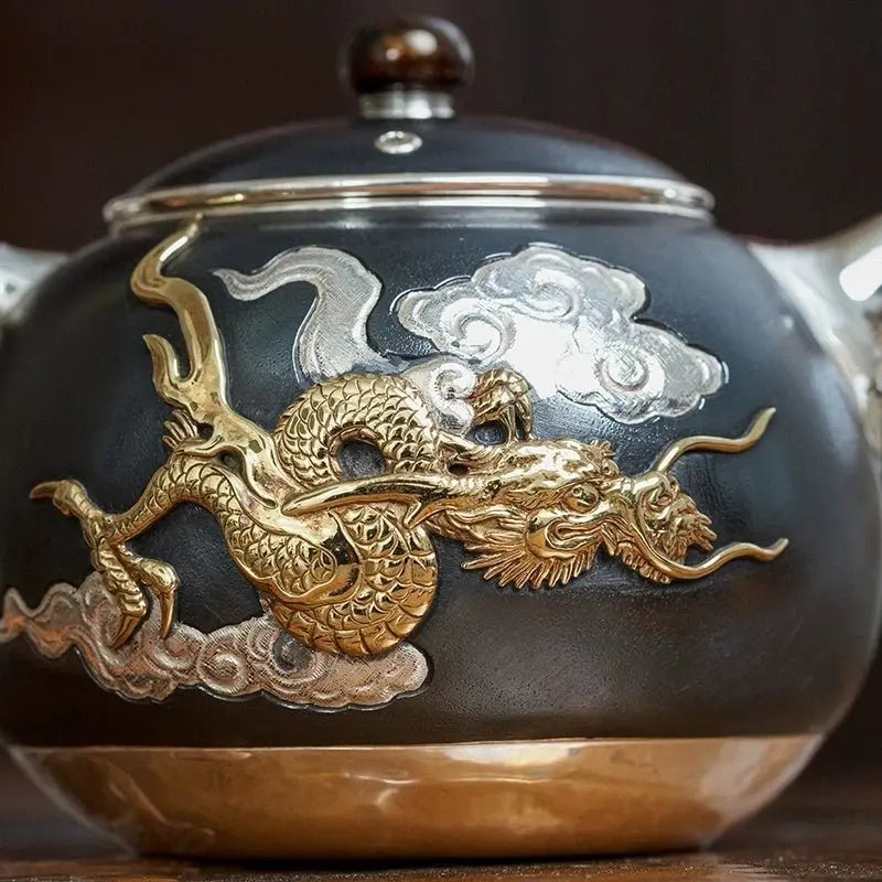 Fei Long Zai Tian 200cc - Handmade silver pot zycschina