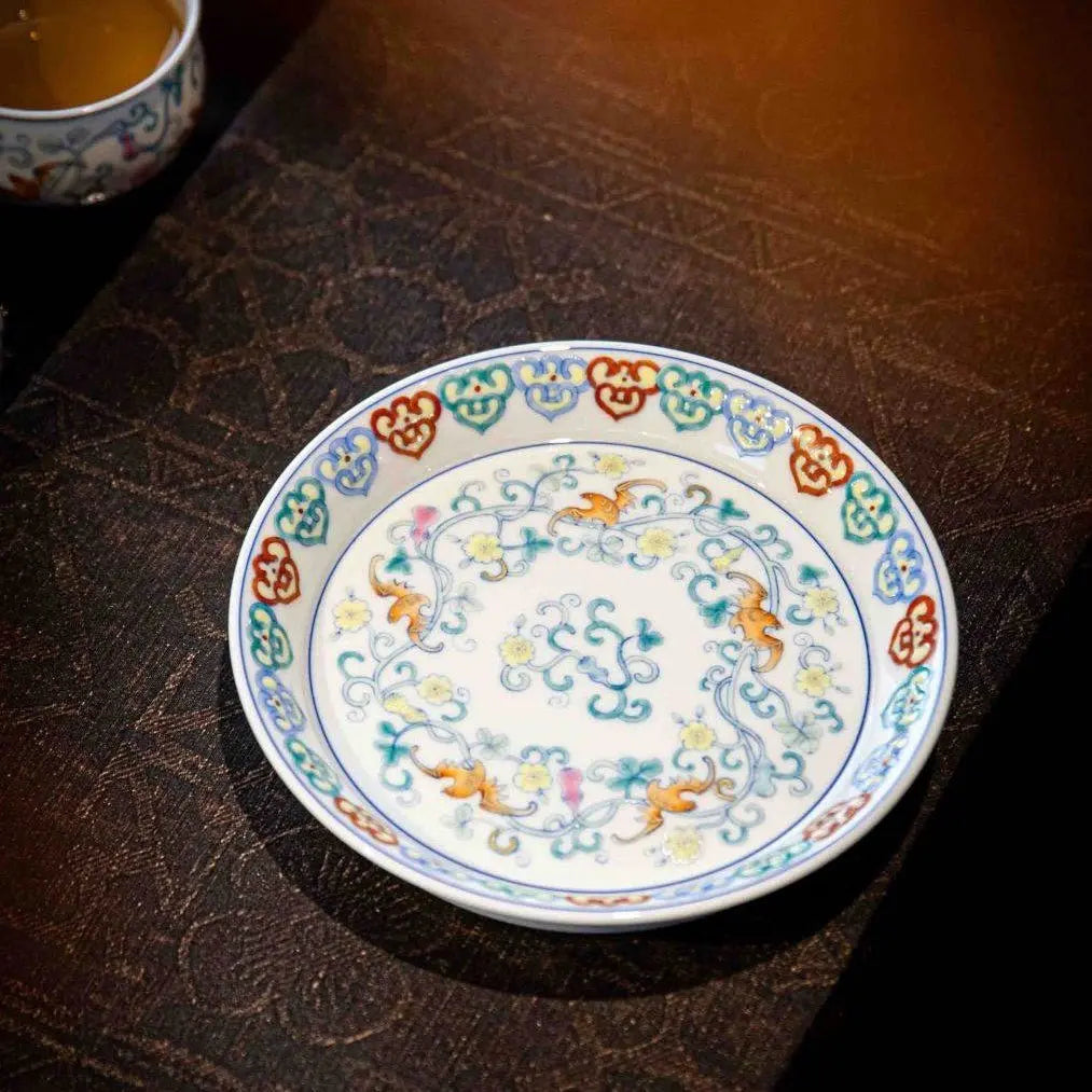 Fu Lu Ru Yi - Jing De Zhen Porcelain Gaiwan zycschina