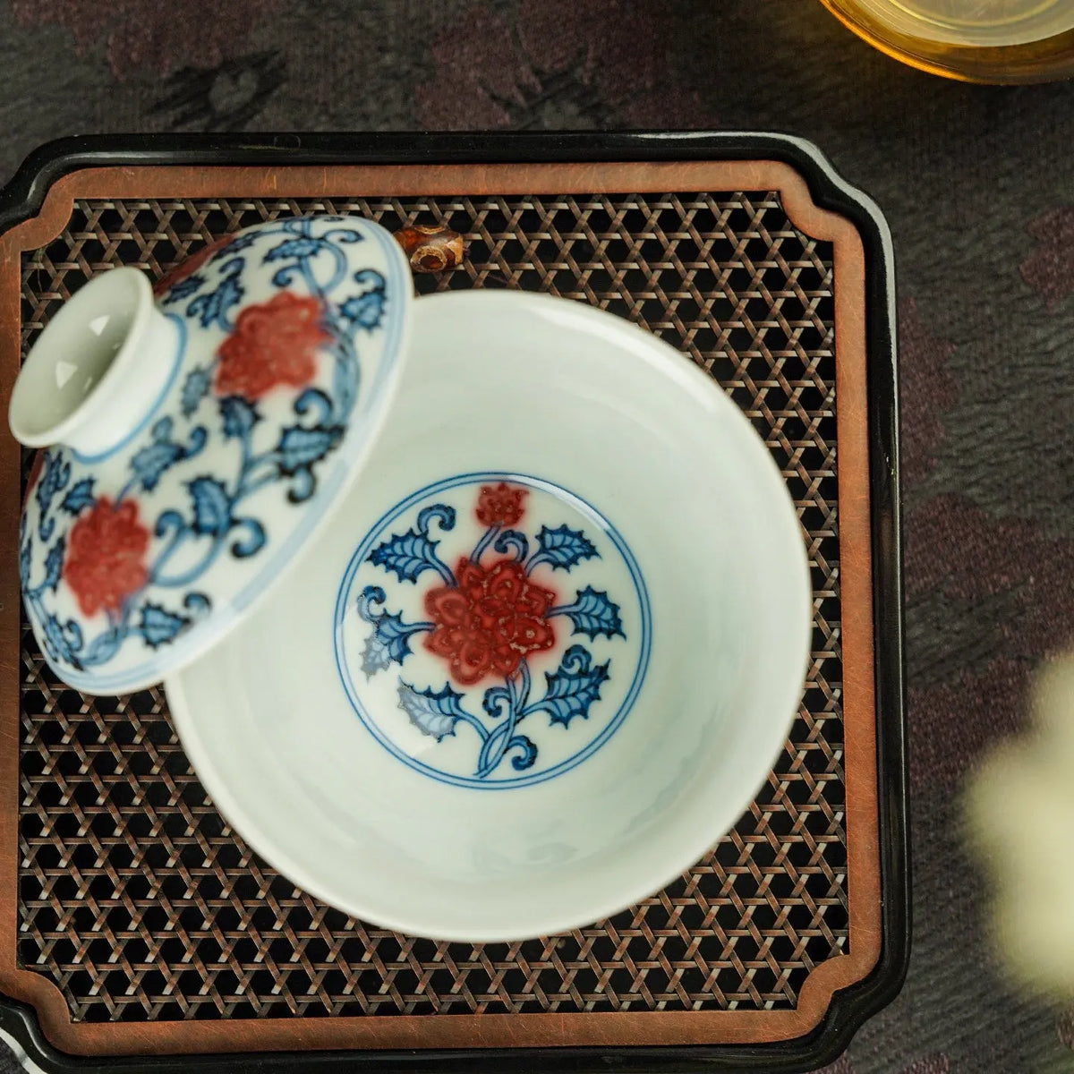Fu Rong Hua 140cc - Jingdezhen Porcelain Gaiwan zycschina