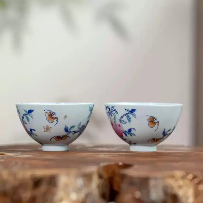 Fu Shou Lian Mian - Jing De Zhen Porcelain Teacup zycschina