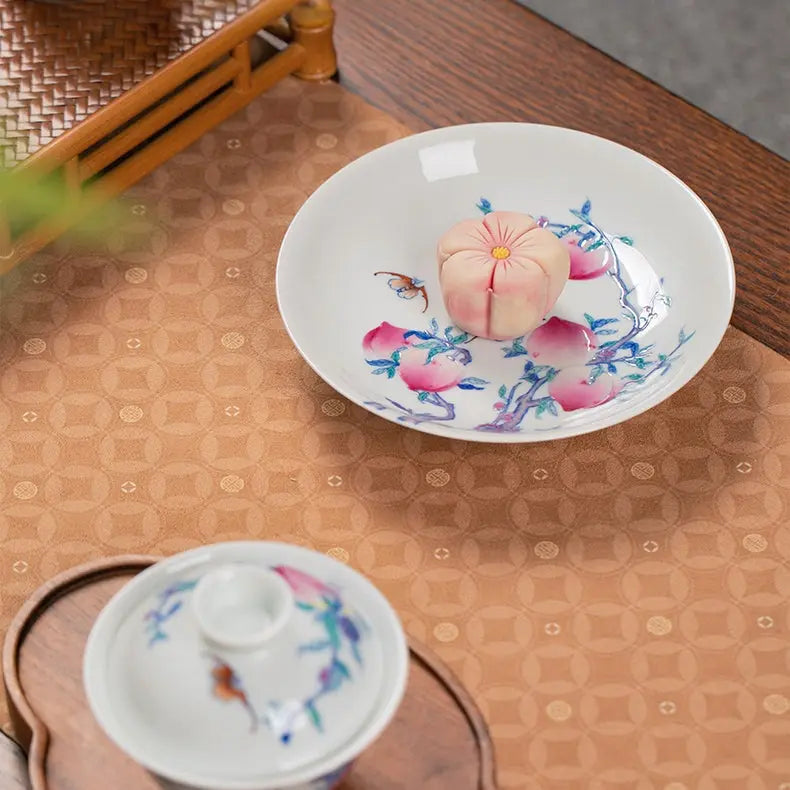 Fu Shou Mian Mian - Jing De Zhen Porcelain Gaiwan zycschina