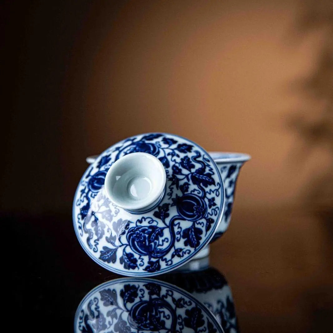 Gua Die Mian Mian 175cc - Jing De Zhen Porcelain Gaiwan zycschina