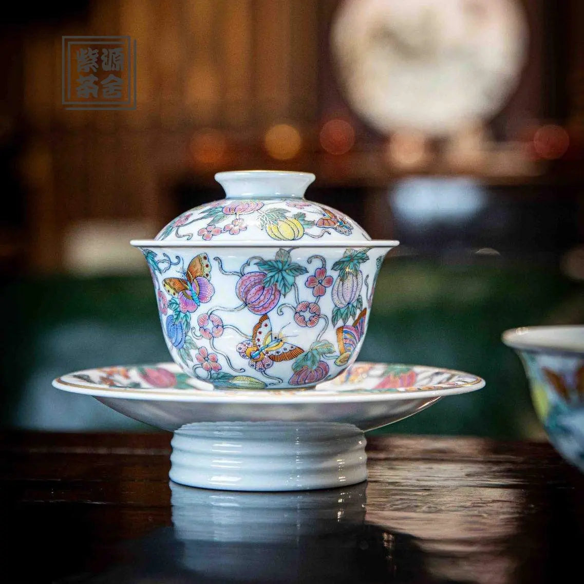 Gua Die Mian Mian - Jing De Zhen Porcelain Gaiwan zycschina