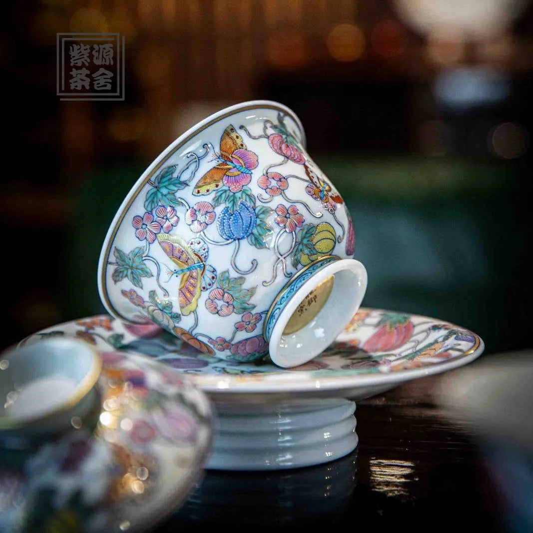 Gua Die Mian Mian - Jing De Zhen Porcelain Gaiwan zycschina