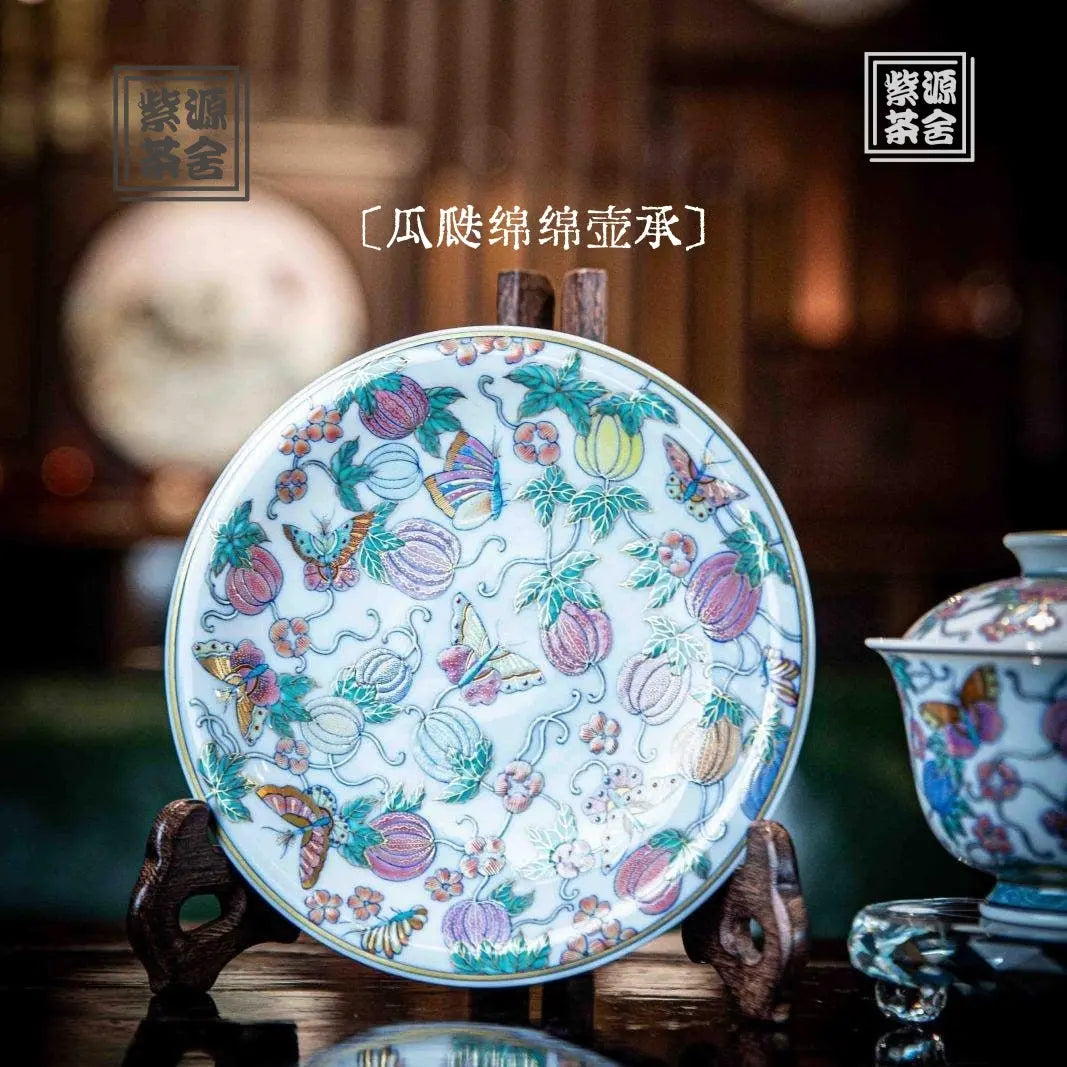 Gua Die Mian Mian - Jing De Zhen Porcelain Gaiwan zycschina