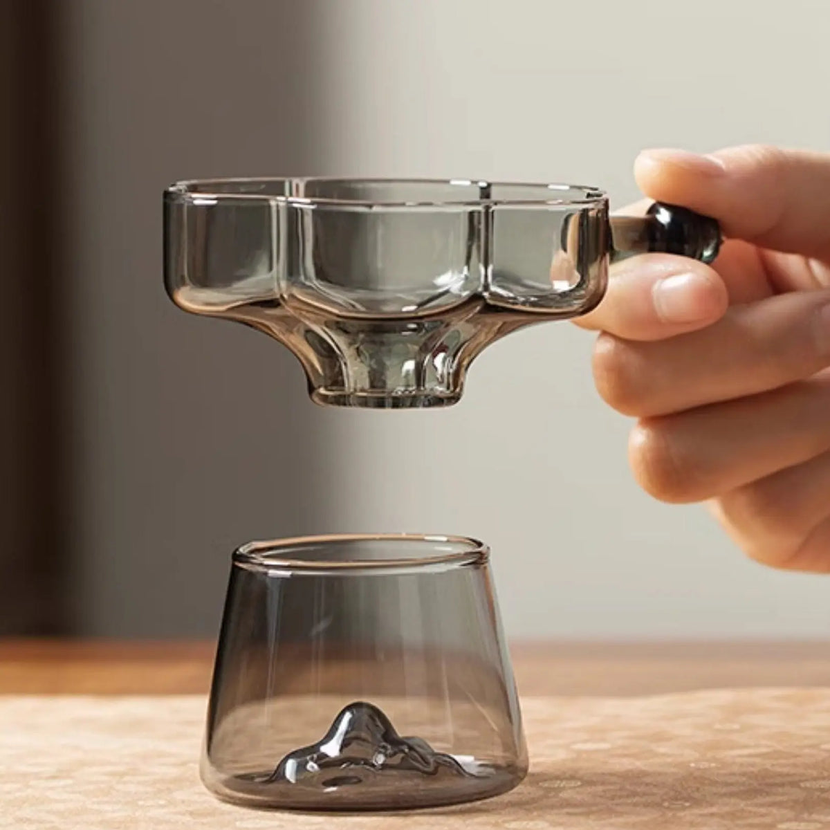 Guan Shan - Glass tea strainer zycschina