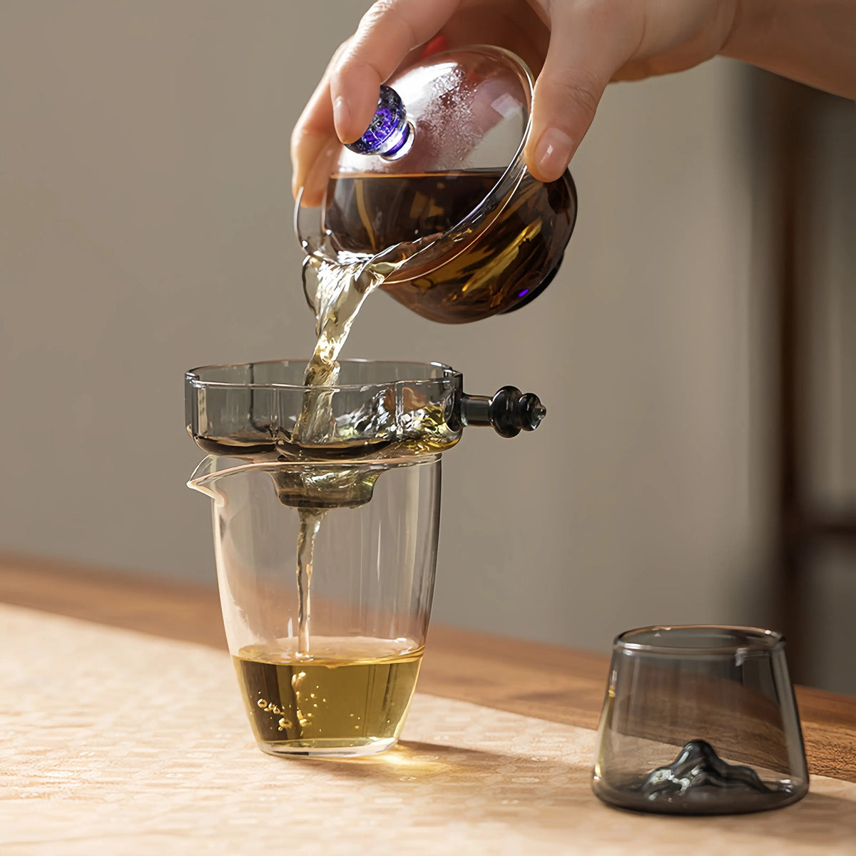 Guan Shan - Glass tea strainer zycschina