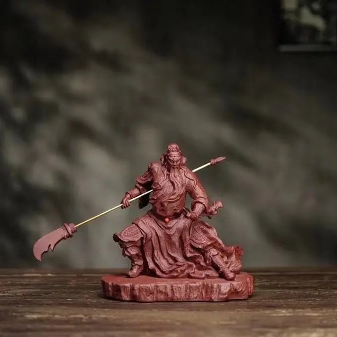 Guan Yu - Zisha Sculpture 江苏宜兴