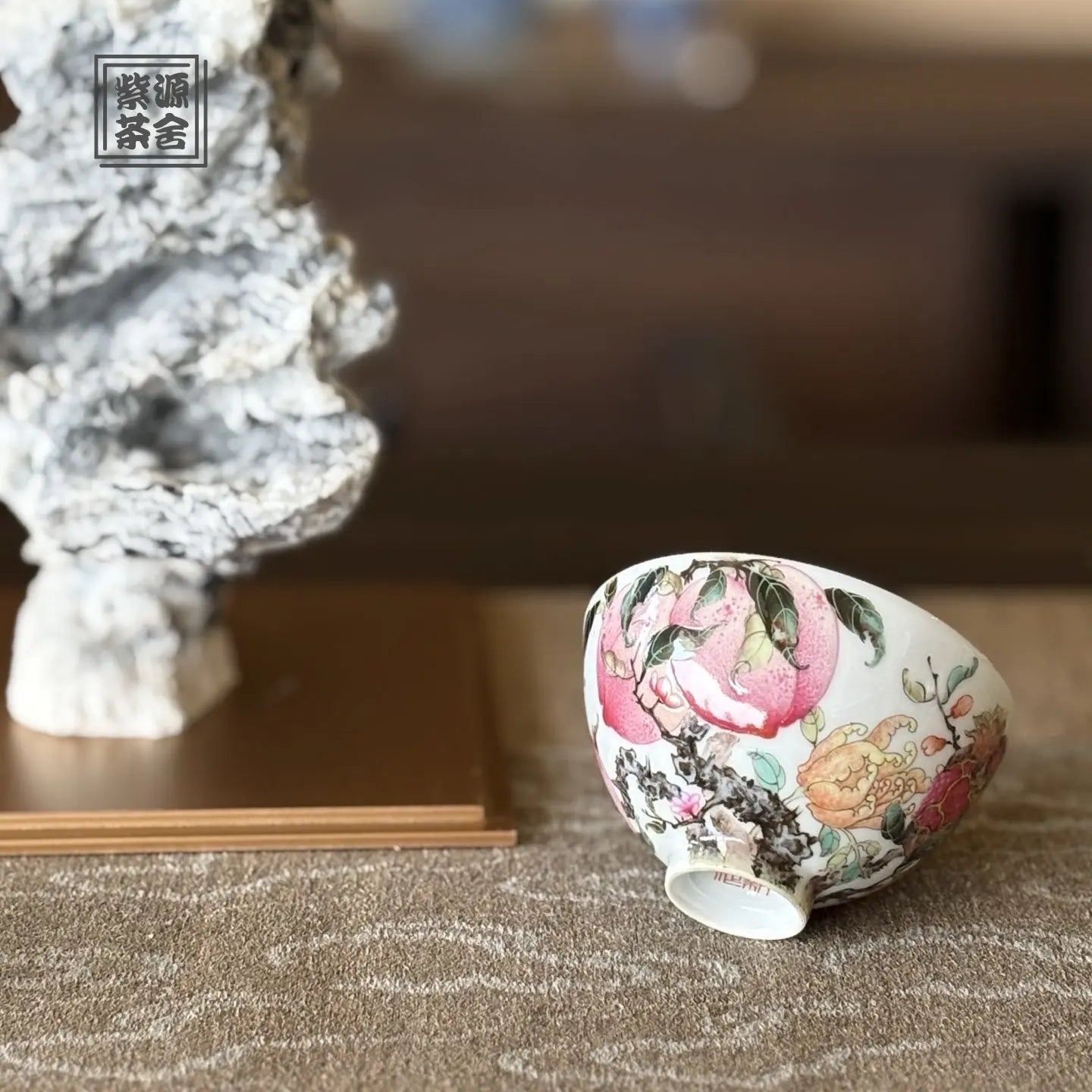 Guo Hua San Duo - Jing De Zhen Porcelain Gaiwan zycschina