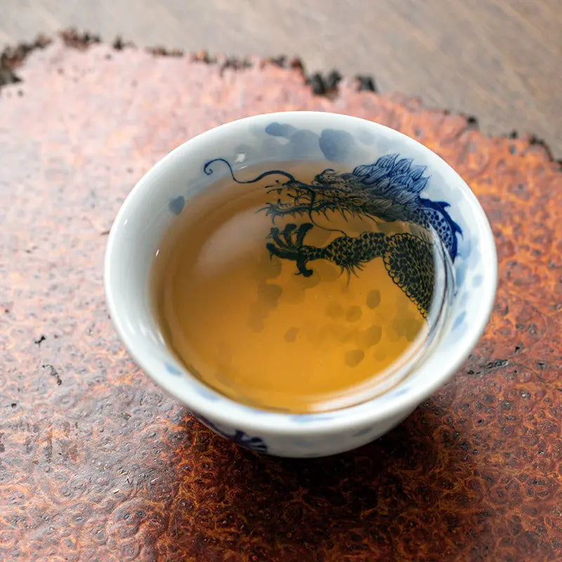 Guo Qiang Xiang Yun Long Wen - Porcelain Teacup zycschina