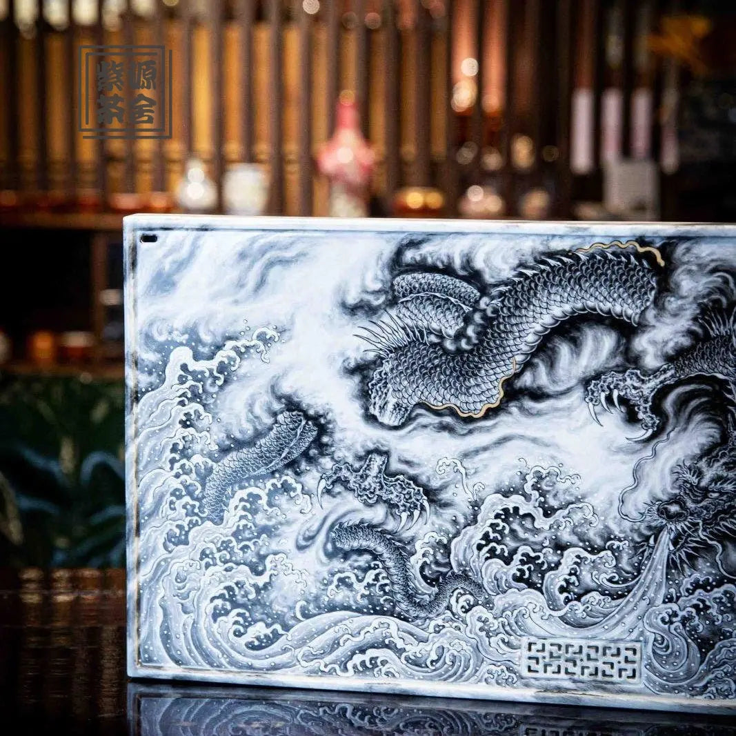 Hai Shui Ba Wang Long - Jing De Zhen Porcelain Tea tray zycschina