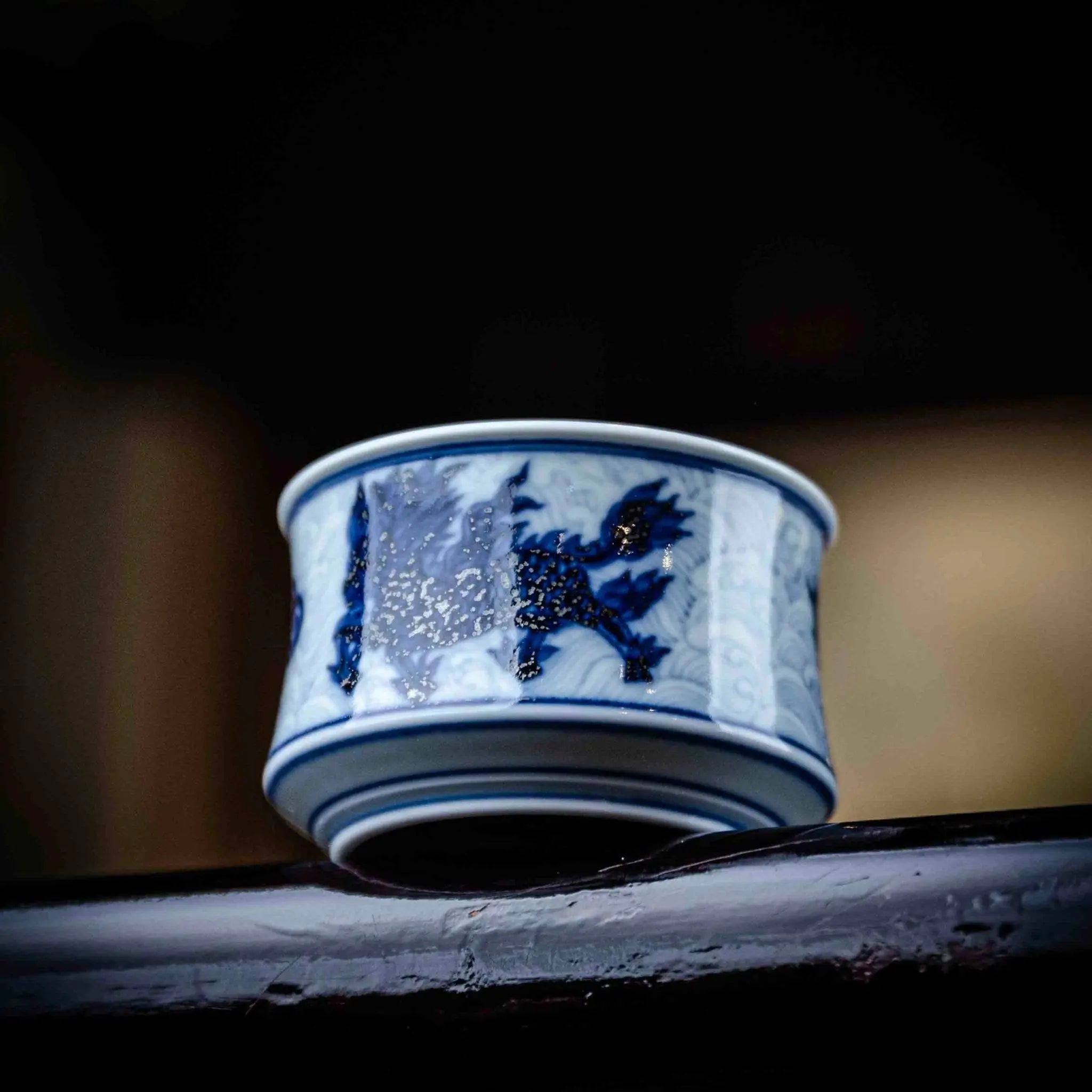 Hai Shui Qi Lin 100cc - Jing De Zhen Porcelain Gaiwan zycschina