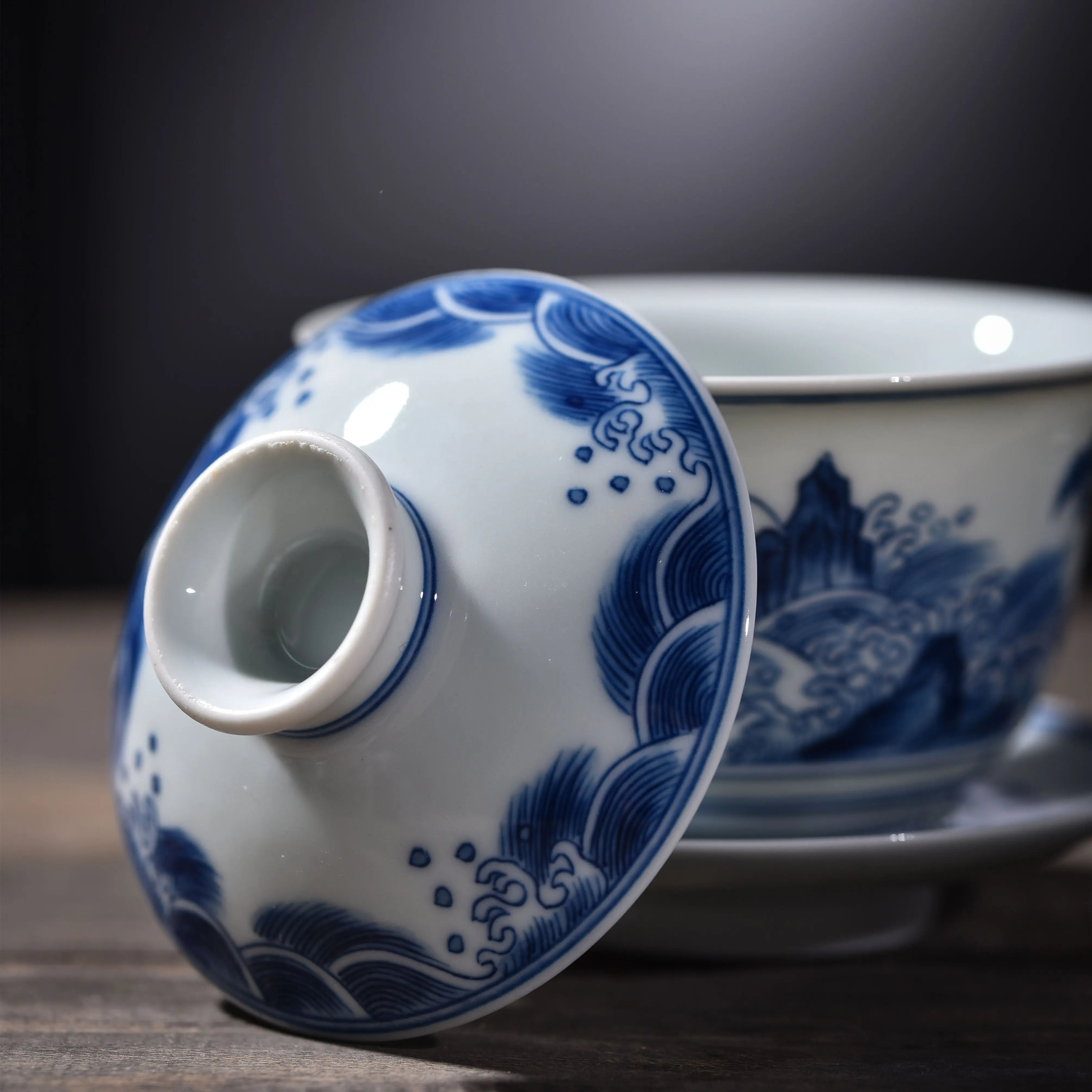 Hai Wu Tian Chou - Jing De Zhen Porcelain Gaiwan zycschina