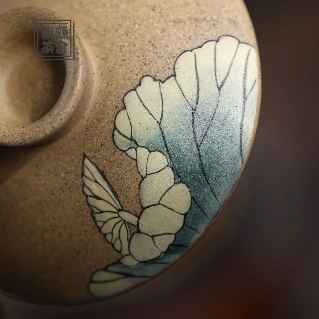 He Xiang Yu Xi Tu - Yixing Handmade Gaiwan 江苏宜兴
