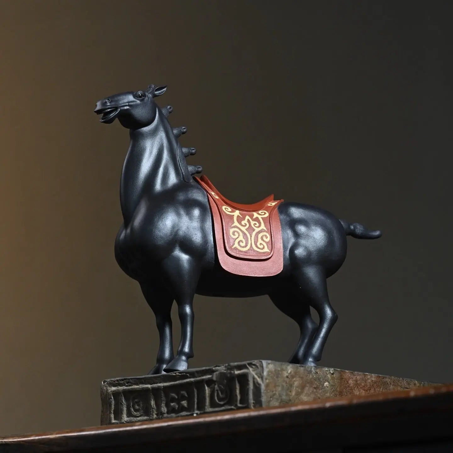 Hei Ma - Zisha Sculpture 江苏宜兴