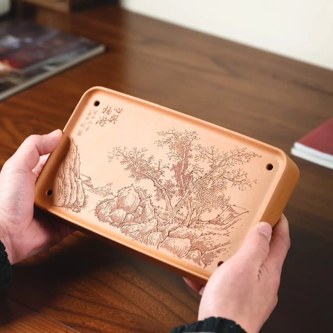Hu Cheng - Dry Bubble Tray 江苏宜兴