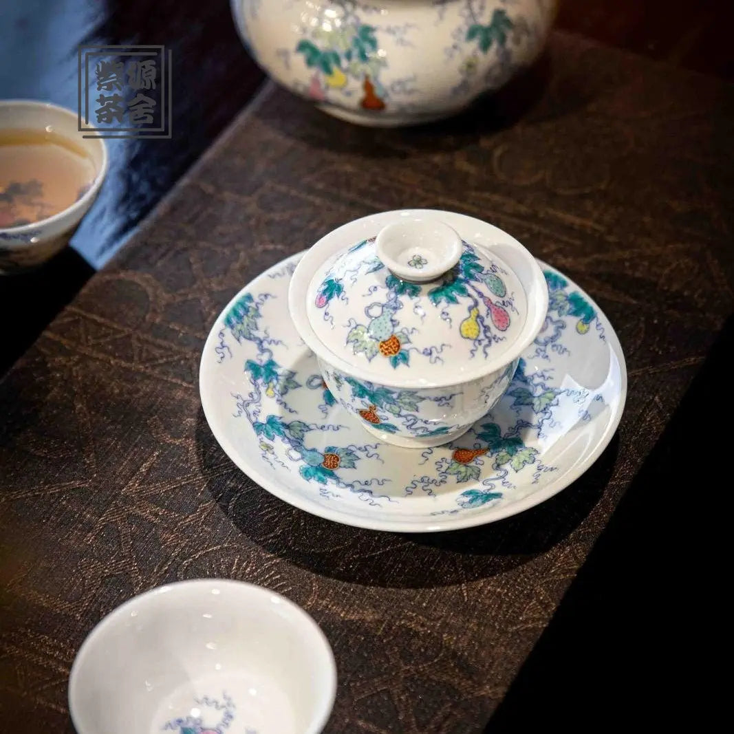 Hu Lu - Jing De Zhen Porcelain Gaiwan zycschina
