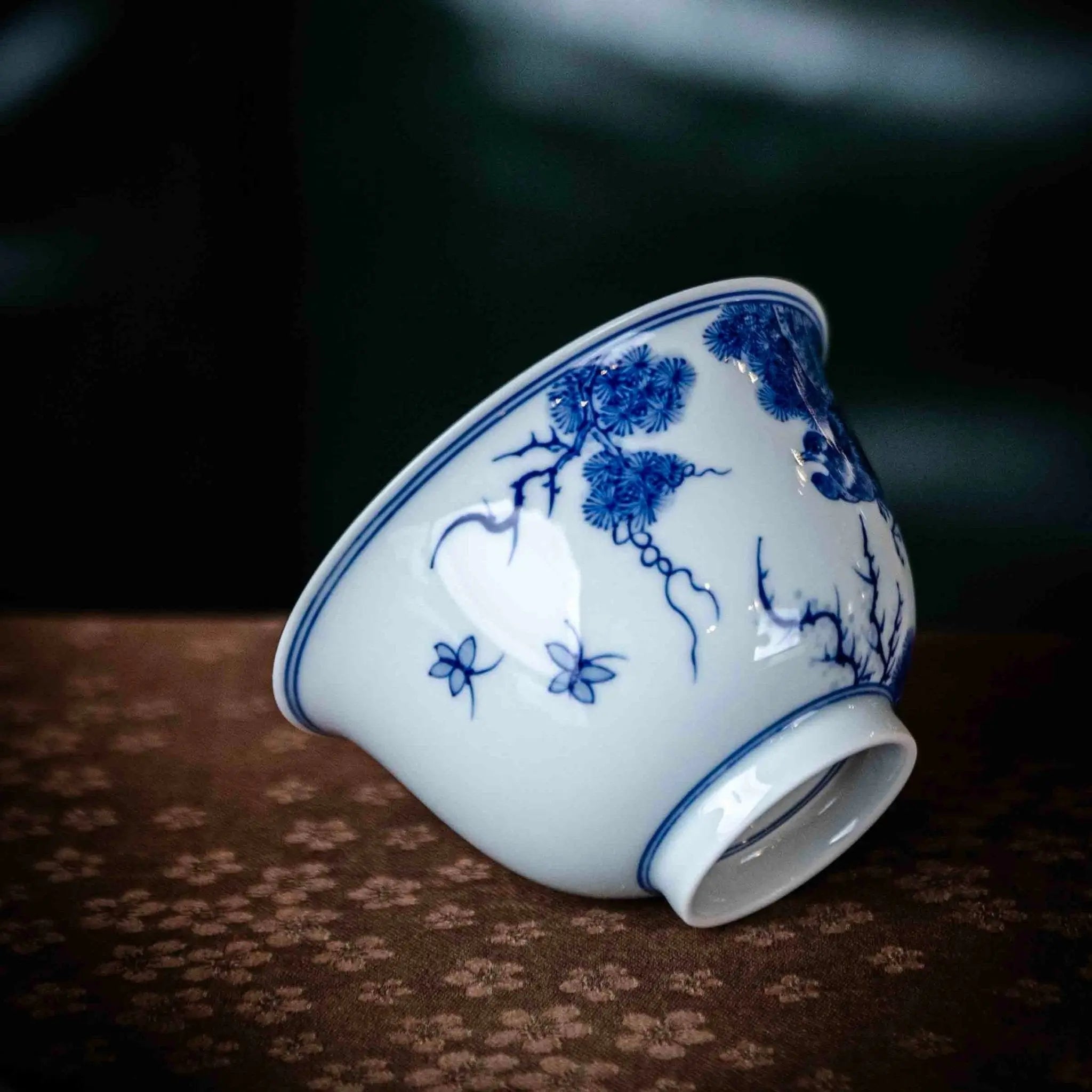 Hua Niao 120cc - Jing De Zhen Porcelain Gaiwan zycschina