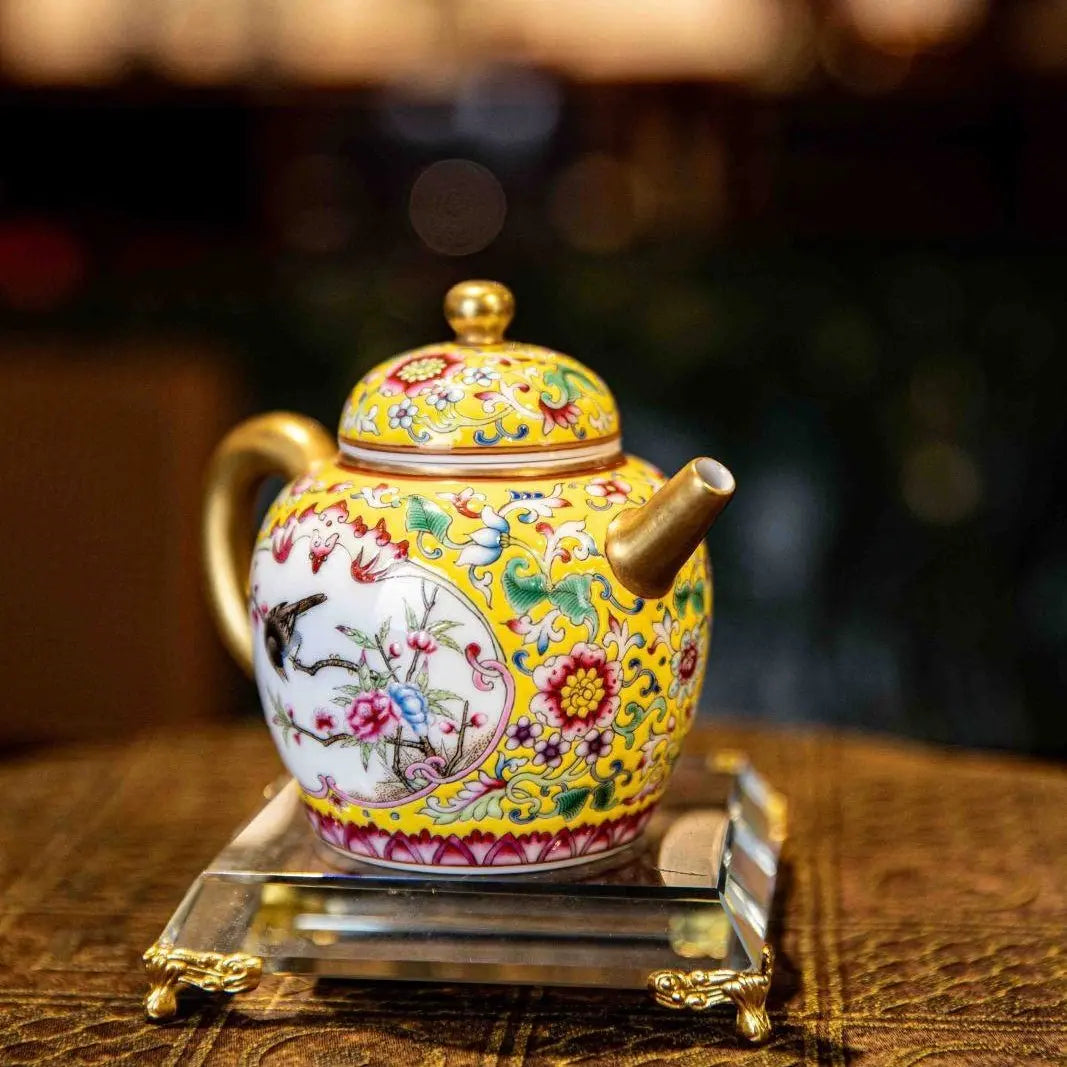 Hua Niao 180cc - Jing De Zhen Porcelain Teapot zycschina