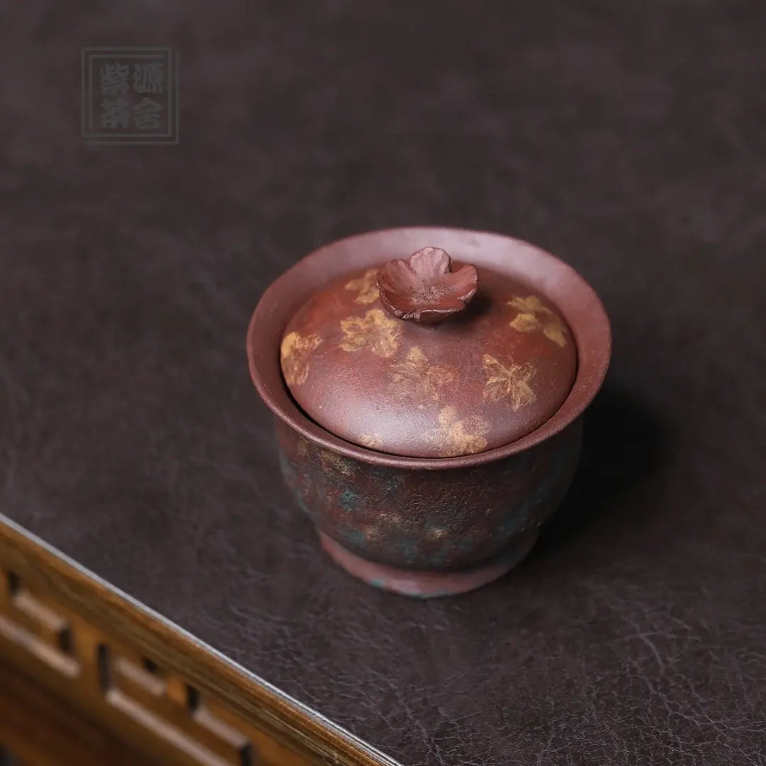 Hua Shi Gai Wan 120cc - Yixing Handmade Gaiwan 江苏宜兴