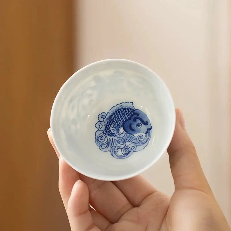 Hua Teng - Jing De Zhen Porcelain Teacup zycschina