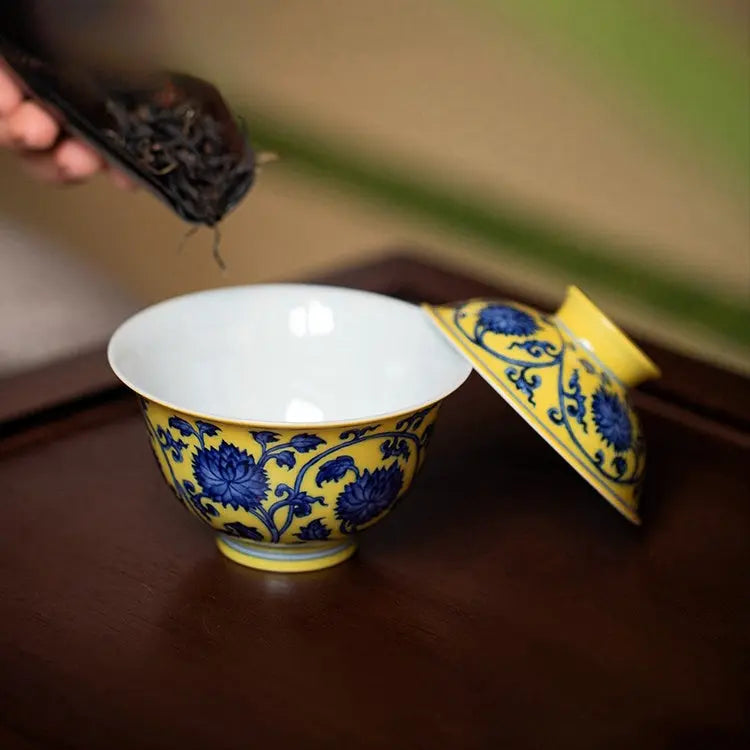 Huang Di Chan Zhi Lian - Jing De Zhen Porcelain Gaiwan zycschina
