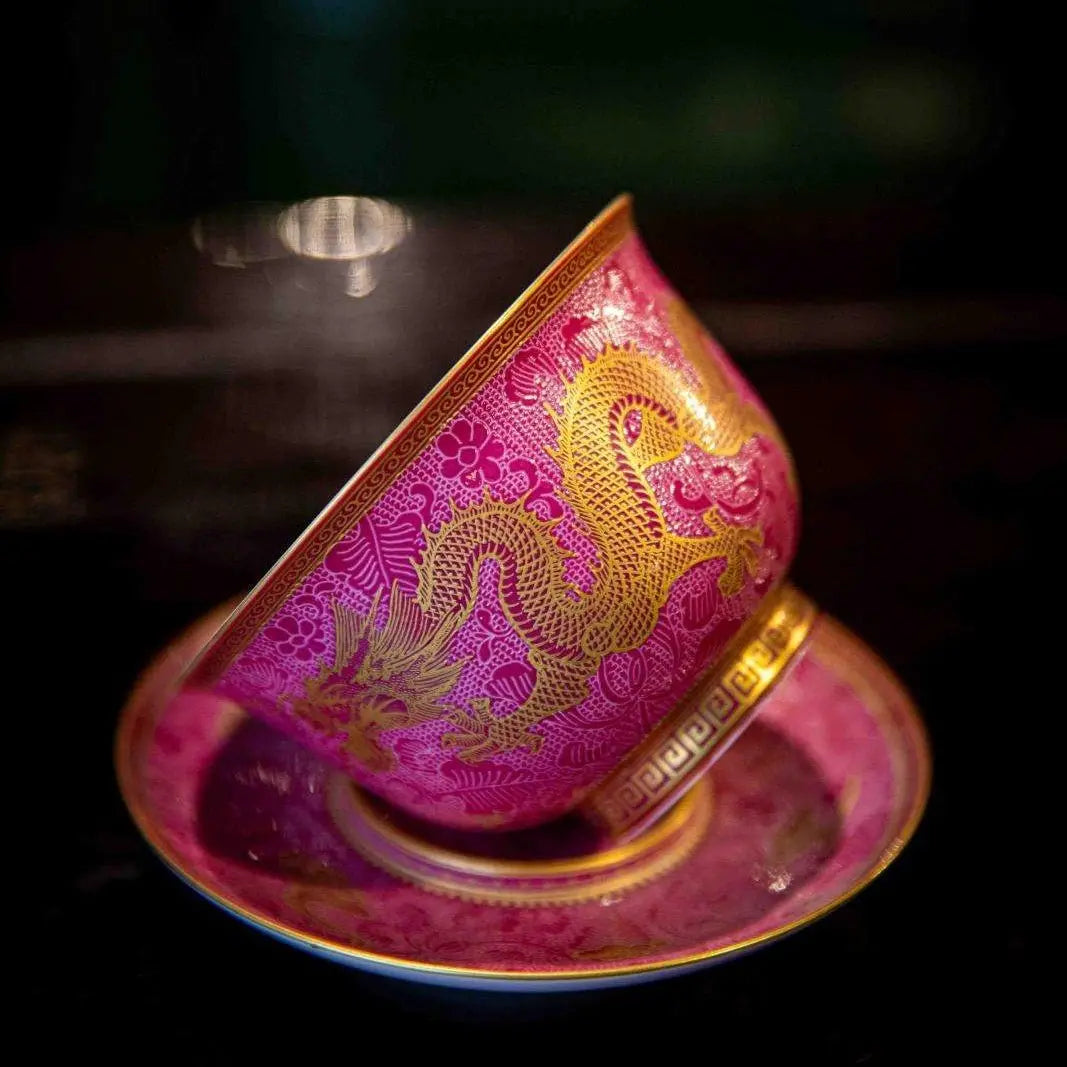 Jin Long 175cc - Jing De Zhen Porcelain Gaiwan zycschina