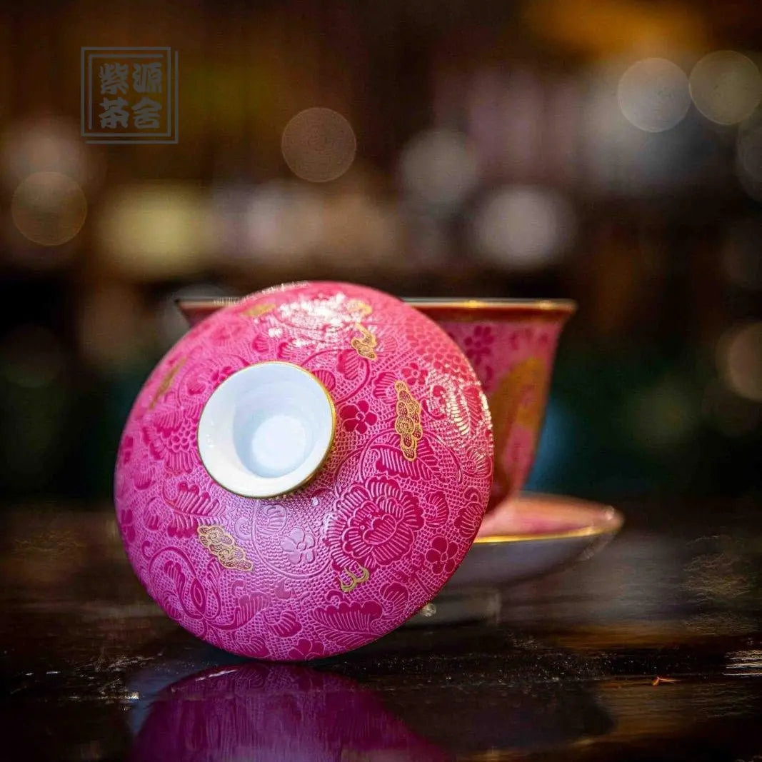 Jin Long 175cc - Jing De Zhen Porcelain Gaiwan zycschina