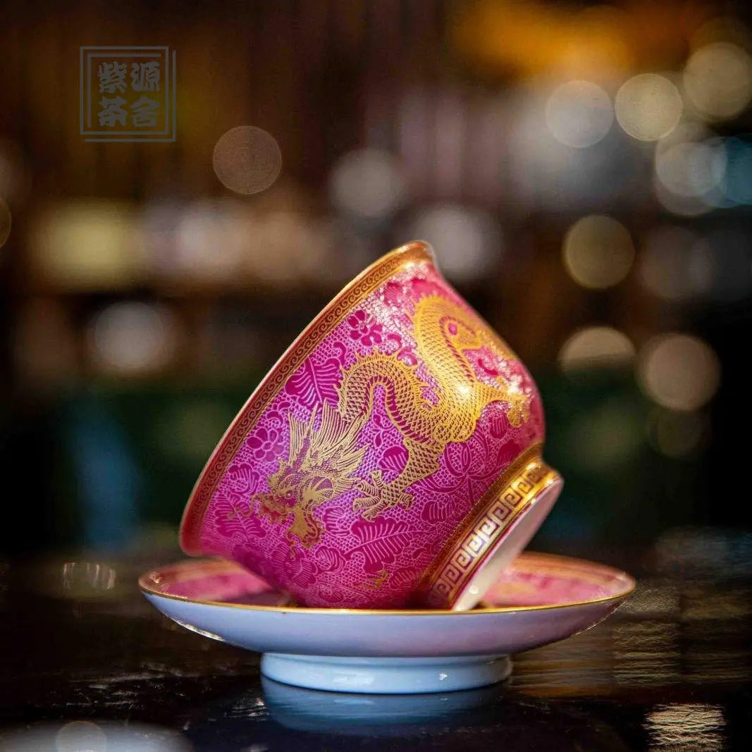 Jin Long 175cc - Jing De Zhen Porcelain Gaiwan zycschina