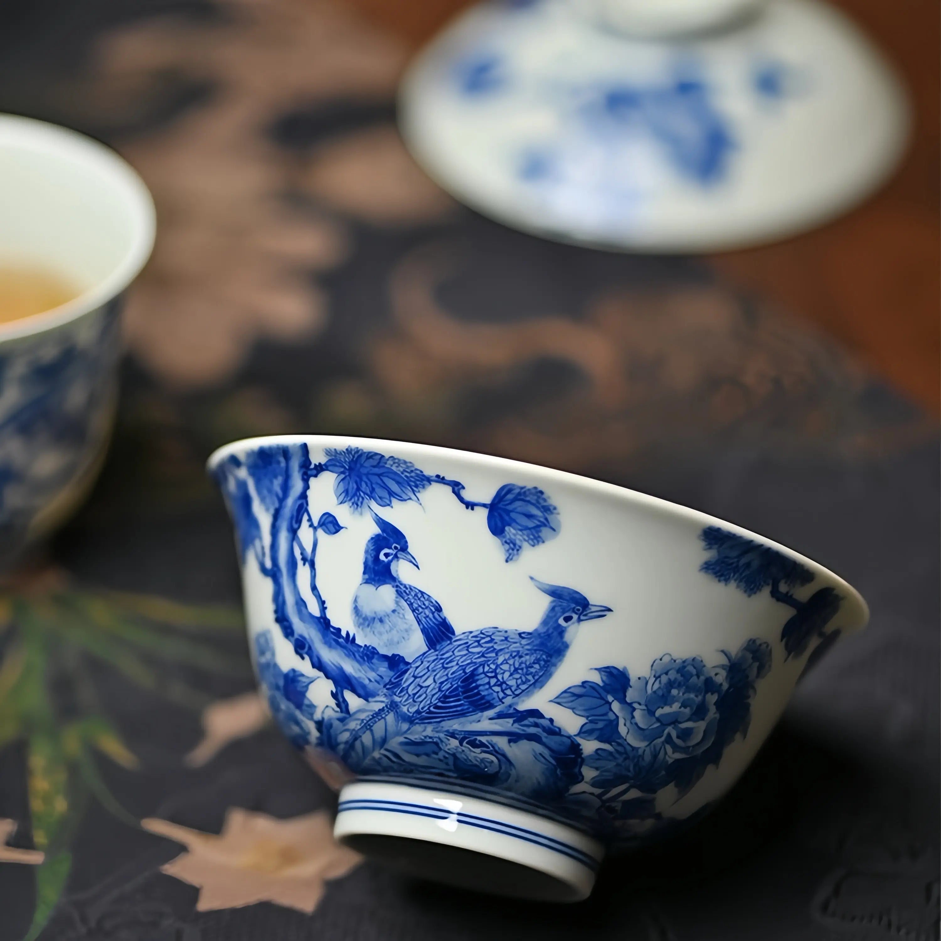 Jin Shang Tian Hua 140cc - Jing De Zhen Porcelain Gaiwan zycschina