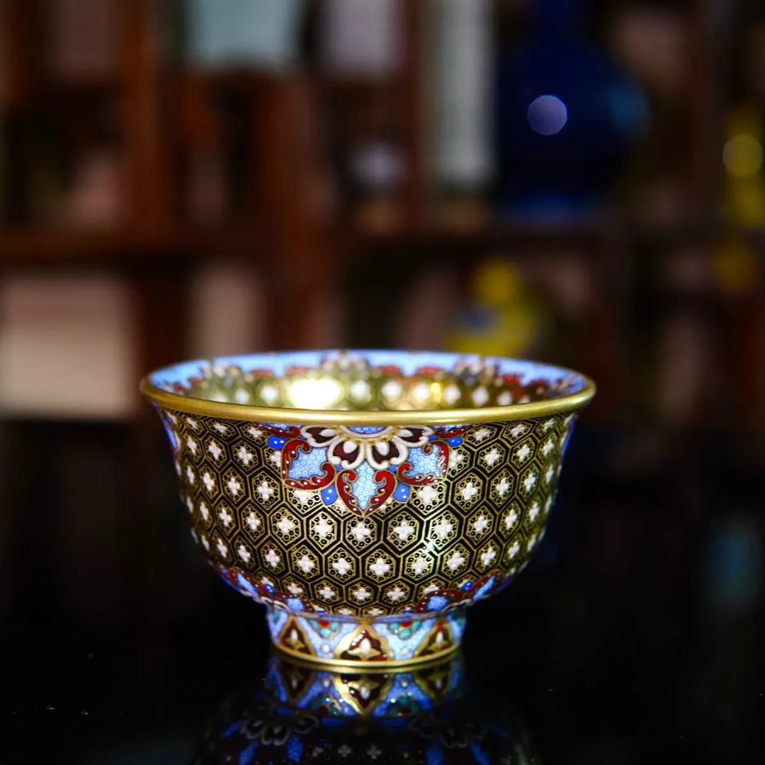 Jin Yin Cuo Gui Bei Wen - Jing De Zhen Porcelain Teacup zycschina