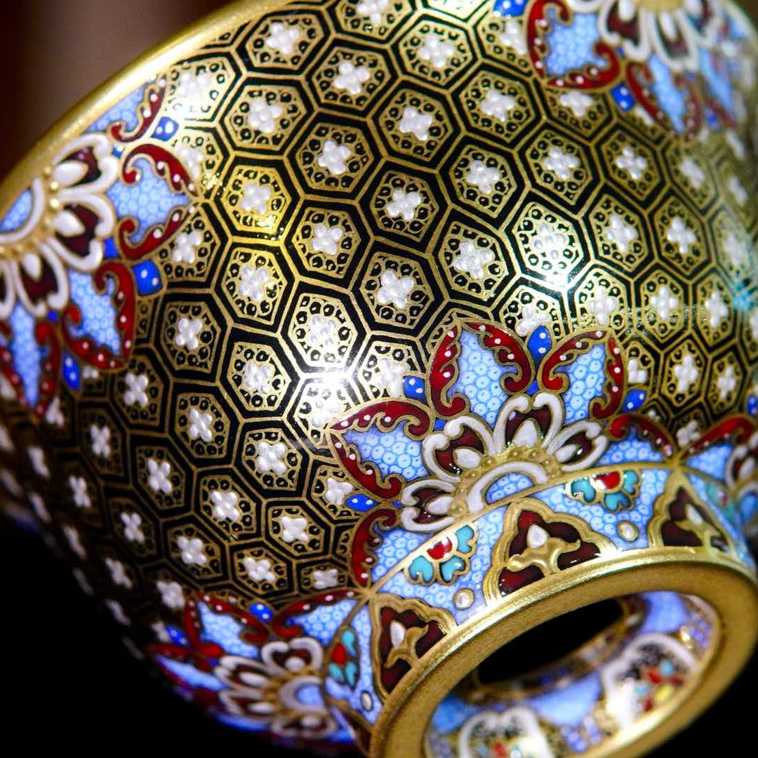 Jin Yin Cuo Gui Bei Wen - Jing De Zhen Porcelain Teacup zycschina